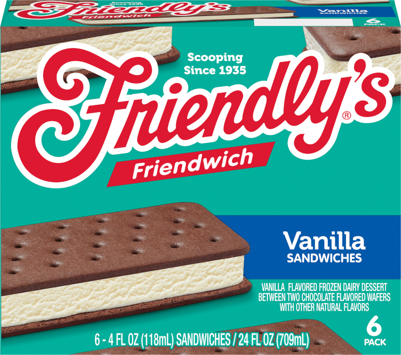 Friendwich Vanilla Sandwiches 6 Pack