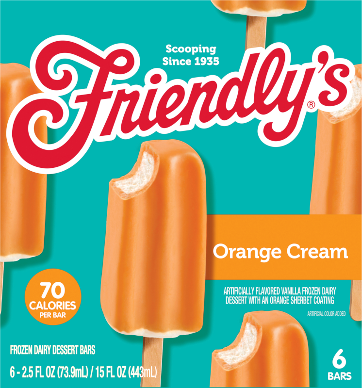 Orange Cream Bars 6 Pack