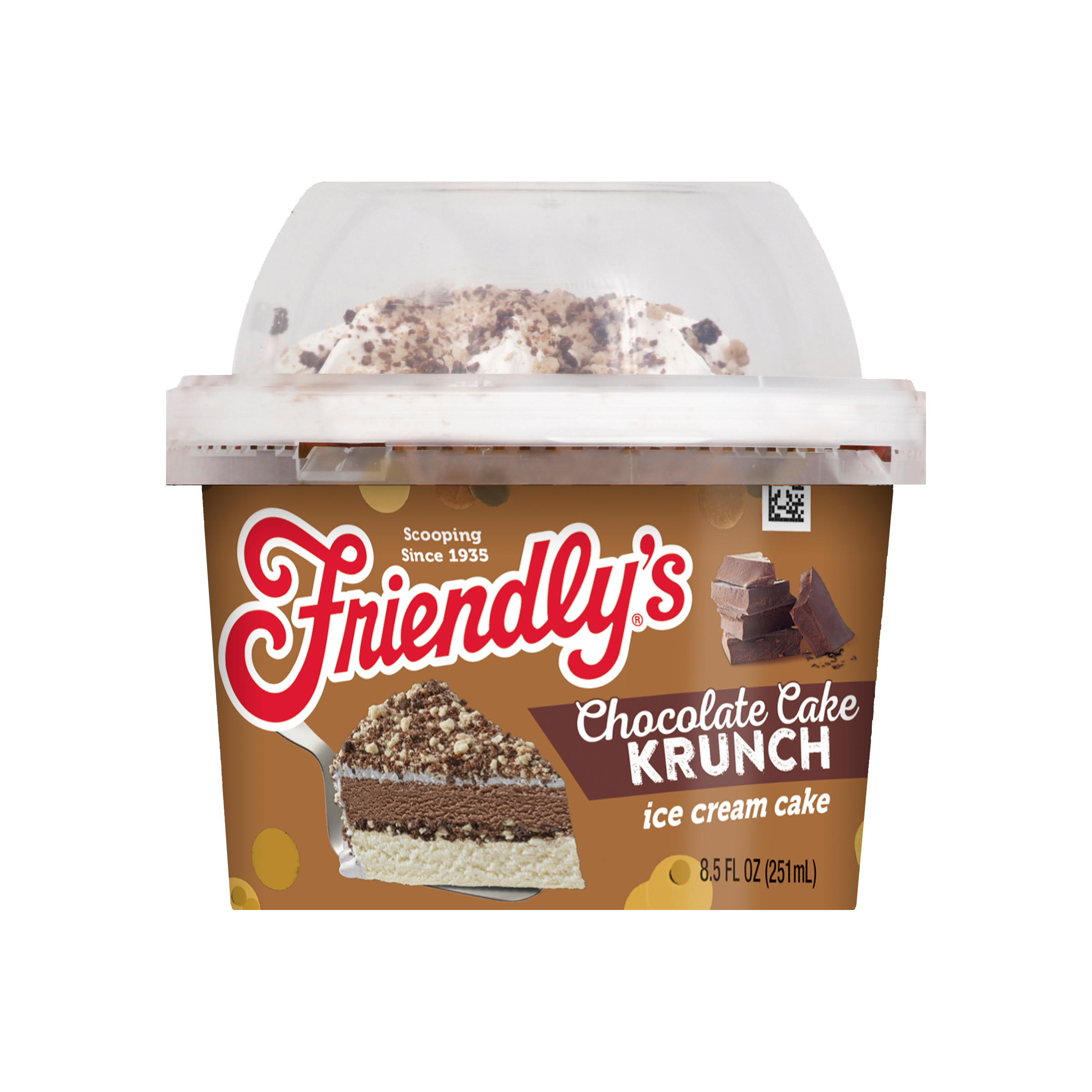 ちーすけちーすけ Chocolate Cake Krunch Ice Cream Cake Cup 8.5 oz. - Friendly's®