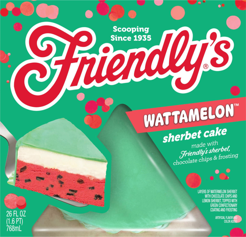 Wattamelon Sherbet Cake 26oz
