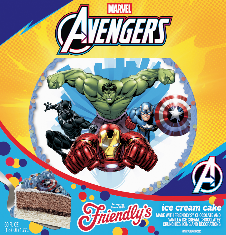 Marvel Avengers Ice Cream Cake